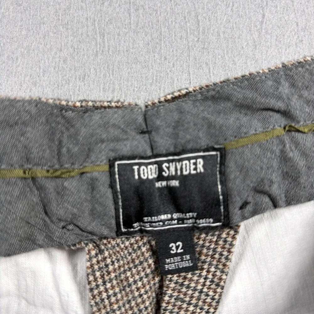 Todd Snyder Men's Corduroy Pants in Light Brown Herringbone - Picture 6 of 11